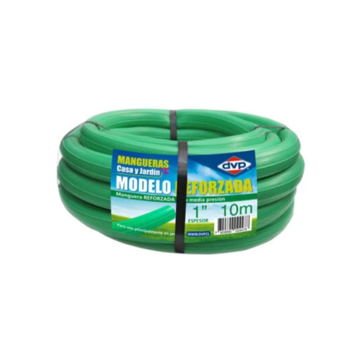 Manguera de Riego 1" Reforzada Verde Claro