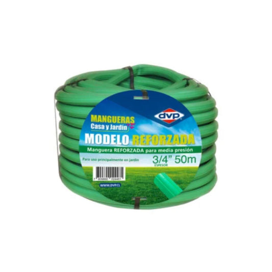 Manguera de Riego 3/4" Reforzada Verde Claro