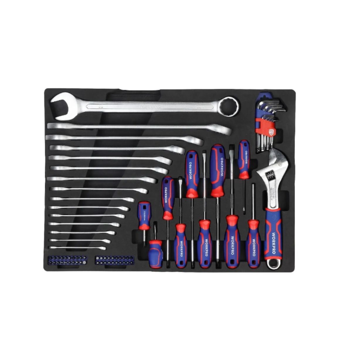 Carro de Herramientas con 199 Piezas – WorkPro