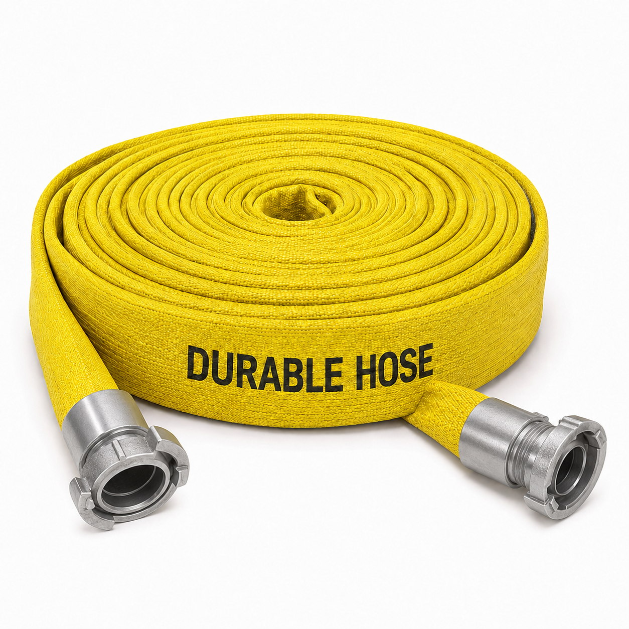 Manguera Amarilla contra incendio DURABLE HOSE 3” CON UNIONES STORZ