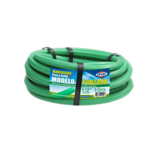 Manguera de Riego 1/2" Reforzada Verde Claro