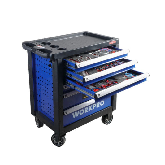 Carro de Herramientas con 199 Piezas – WorkPro