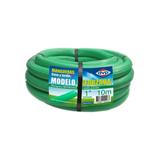 Manguera de Riego 1" Reforzada Verde Claro