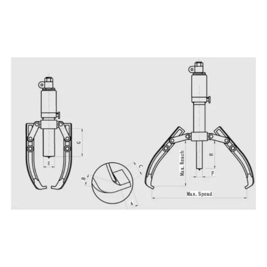Extractor Hidráulico 30 Toneladas HHL-30