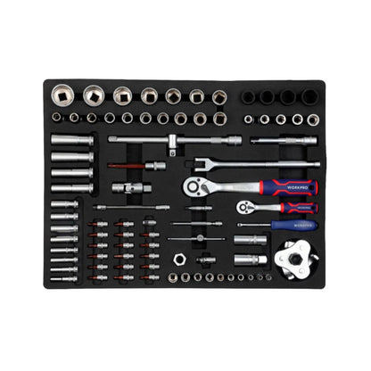 Carro de Herramientas con 199 Piezas – WorkPro