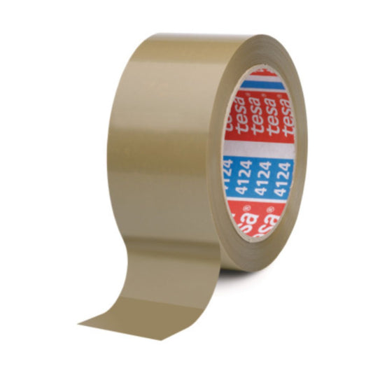 Cinta Embalaje PVC Adh Caucho 49mic Café