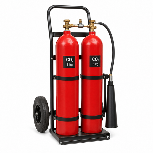 Carro de Dióxido de Carbono (CO2) Doble 5kg (Total 10kg)