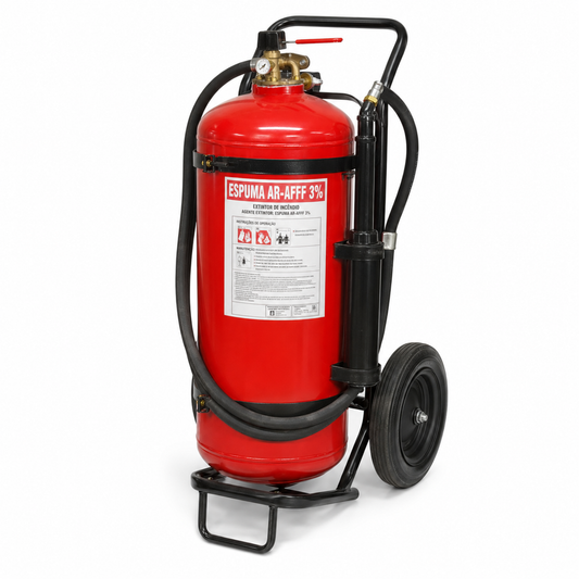 Extintor espuma mecánica ar-afff 3% importado con válvula de seguridad 100Lbs