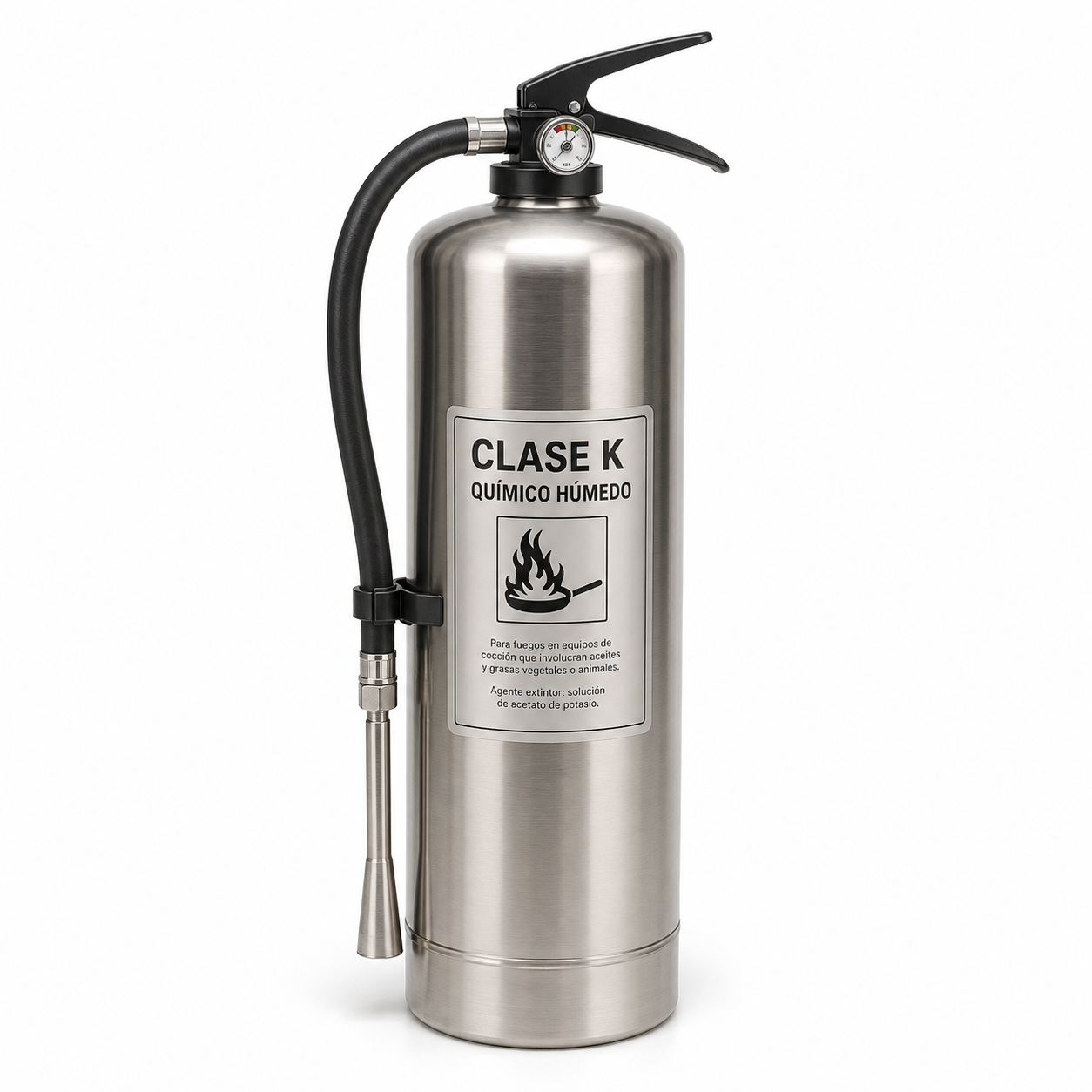 Extintor Clase K Acetato de Potasio modelo WC-100 UL FM 10Lts
