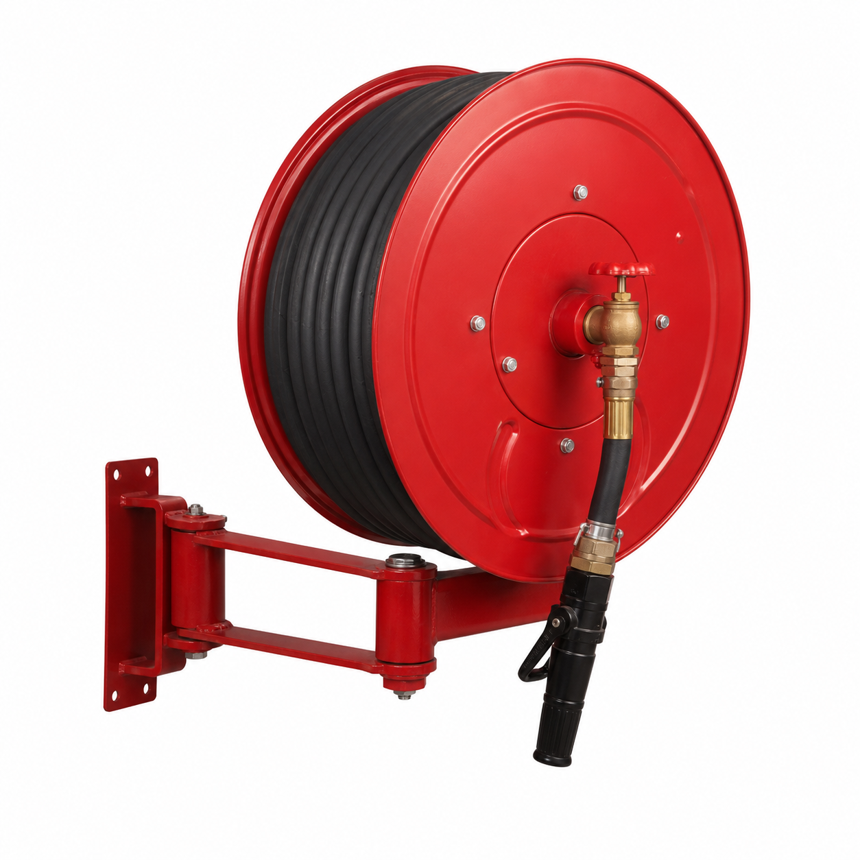 Carrete ayr de ataque rápido abatible tipo kolling 1” x 35m.