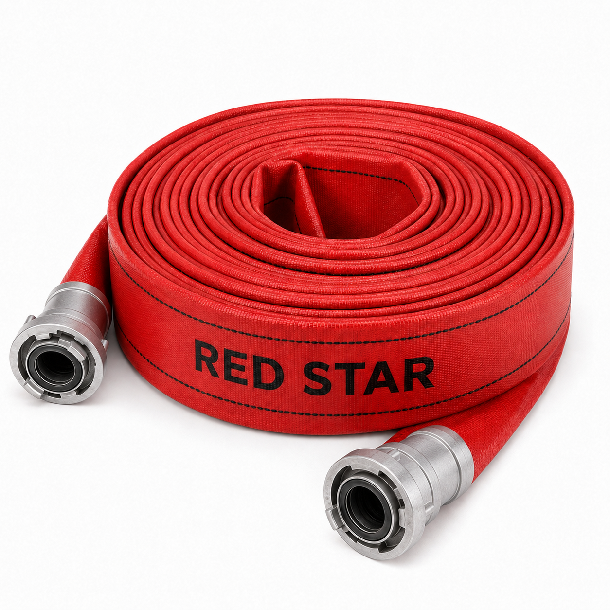 Manguera contra incendio RED STAR 3" CON UNIONES STORZ