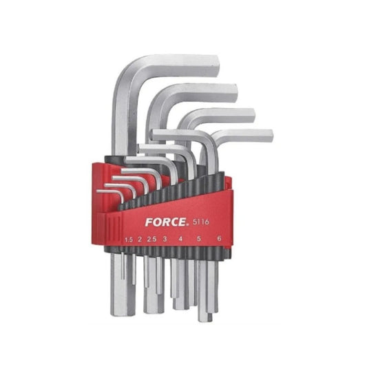 Juego de Llaves Allen 1.5–12 mm – 11 Piezas Force