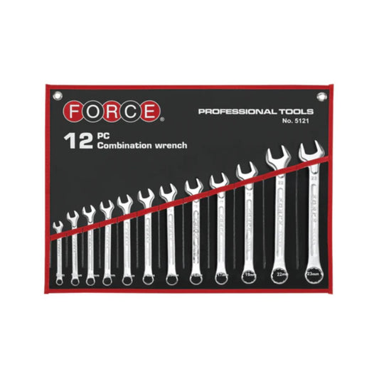 Juego de Llaves Punta–Corona 8–23 mm Force