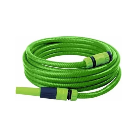 Kit Piton + Manguera Malla Reforzada Riego Rollo 15 Mts