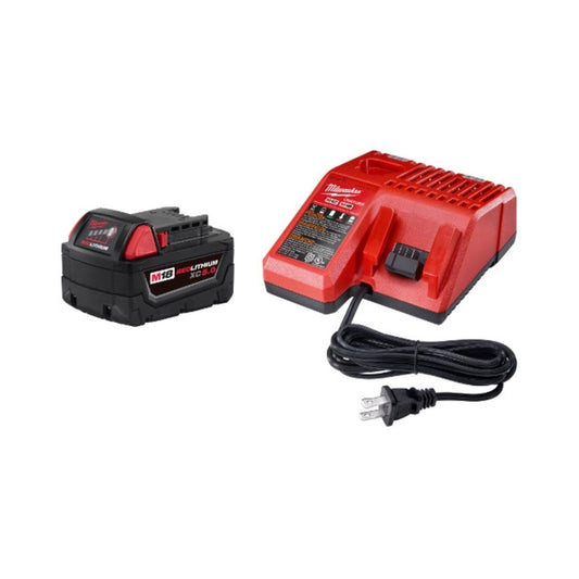 Kit Starter Milwaukee – Batería M18 REDLITHIUM™ HO 8.0Ah + Cargador Rápido 48-5950