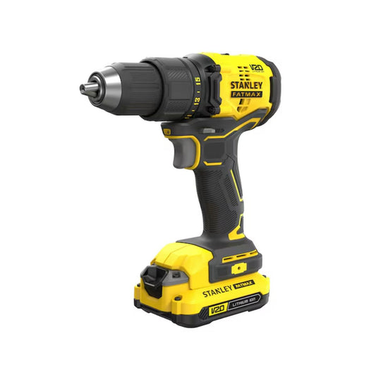 Taladro Rotación Inalámbrico 20V Sin Carbones SBD710C2K